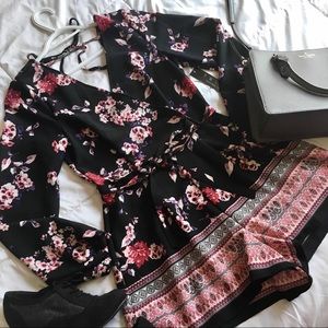 Floral romper dress